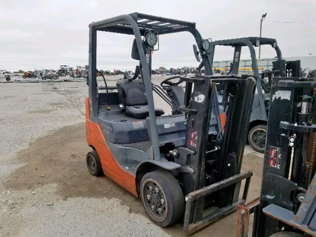 43154 - 2013 TOYOTA FORKLIFT ORANGE photo 1