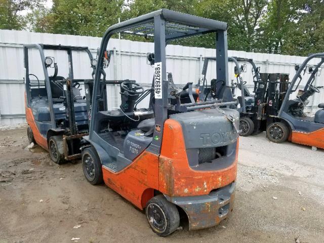 43154 - 2013 TOYOTA FORKLIFT ORANGE photo 3