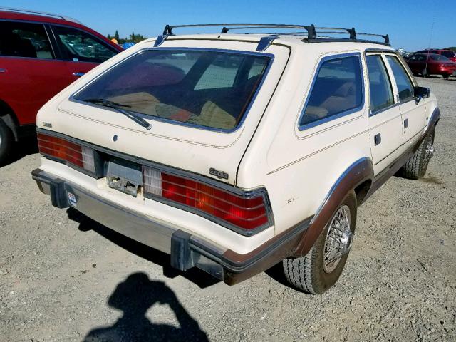 2CCCK3852GB704951 - 1986 AMERICAN MOTORS EAGLE TAN photo 4