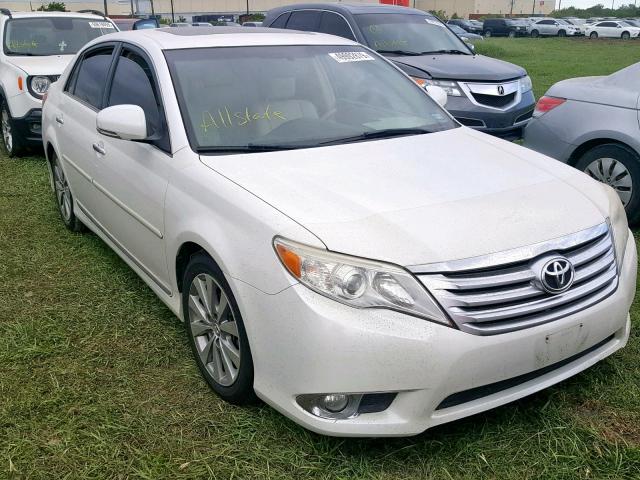 4T1BK3DB1BU424553 - 2011 TOYOTA AVALON BAS WHITE photo 1