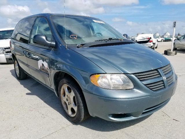 1D4GP45R16B756154 - 2006 DODGE CARAVAN SX BLUE photo 1