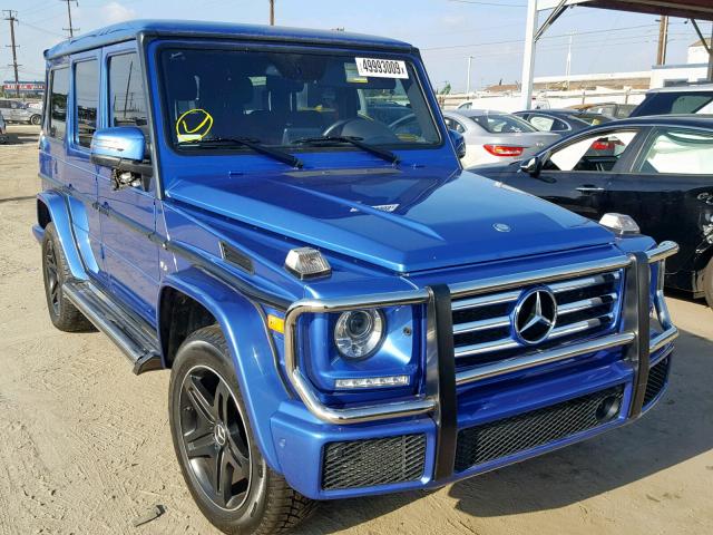 WDCYC3KFXHX273716 - 2017 MERCEDES-BENZ G 550 BLUE photo 1