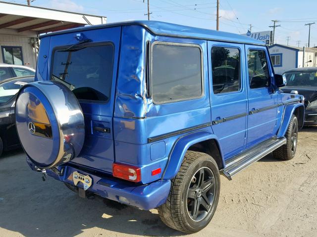 WDCYC3KFXHX273716 - 2017 MERCEDES-BENZ G 550 BLUE photo 4