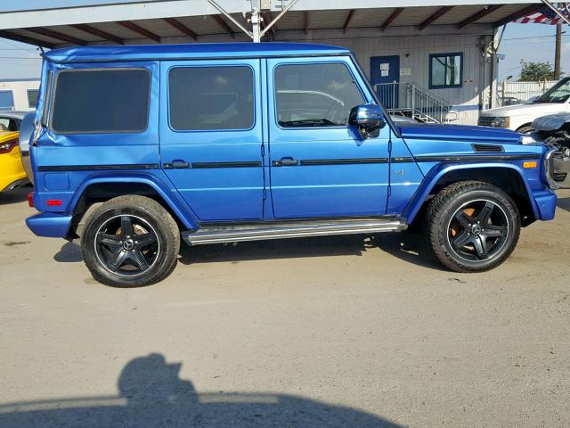 WDCYC3KFXHX273716 - 2017 MERCEDES-BENZ G 550 BLUE photo 9