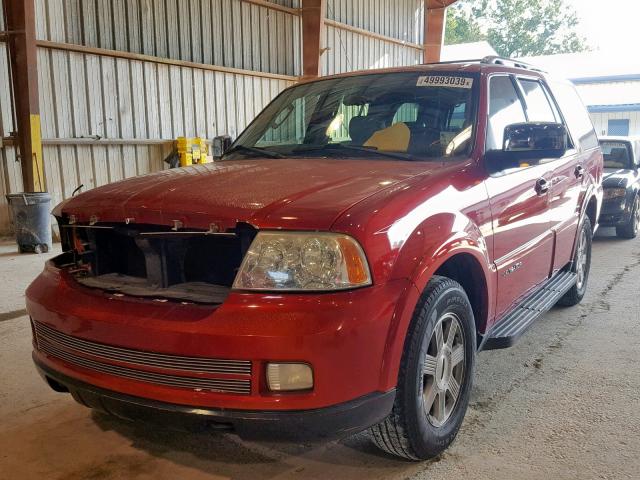 5LMFU27566LJ22129 - 2006 LINCOLN NAVIGATOR RED photo 2