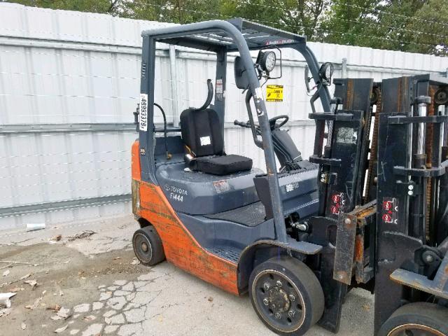 44592 - 2013 TOYOTA FORKLIFT ORANGE photo 1