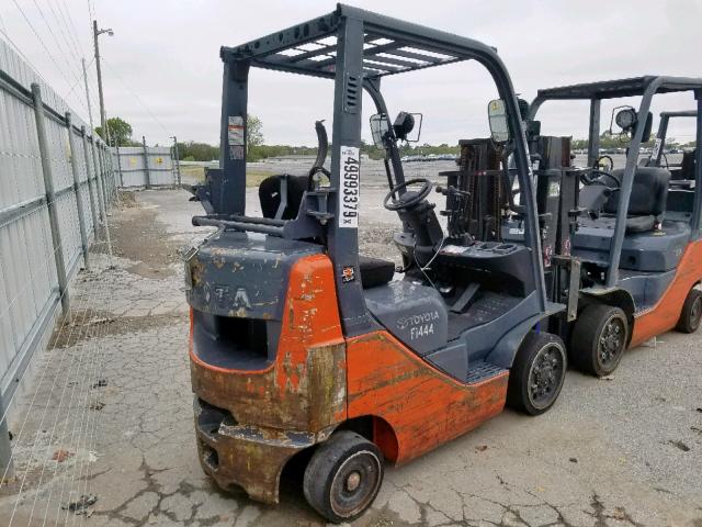 44592 - 2013 TOYOTA FORKLIFT ORANGE photo 4