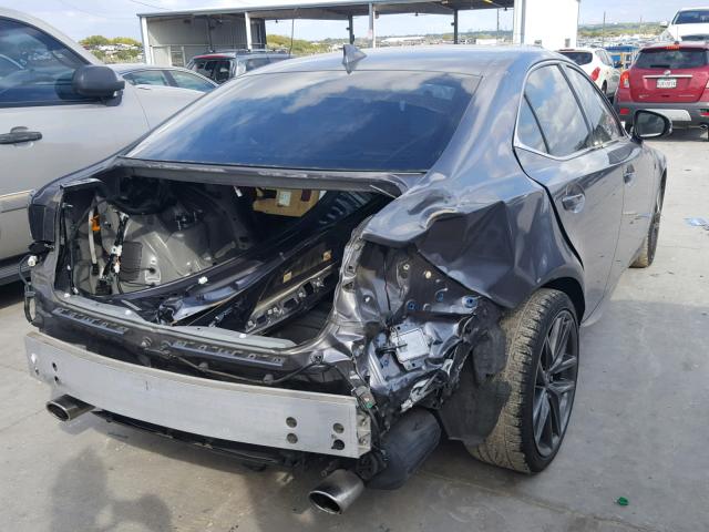 JTHBF1D20E5025417 - 2014 LEXUS IS 250 GRAY photo 4