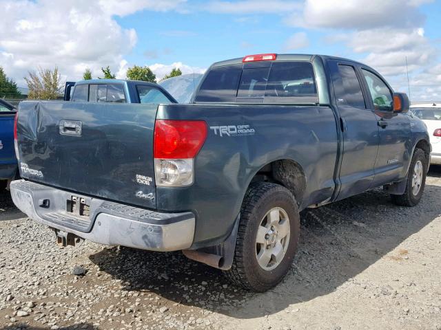 5TFBV54128X061315 - 2008 TOYOTA TUNDRA DOU GREEN photo 4