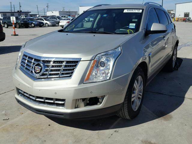 3GYFNGE39DS566884 - 2013 CADILLAC SRX LUXURY GOLD photo 2