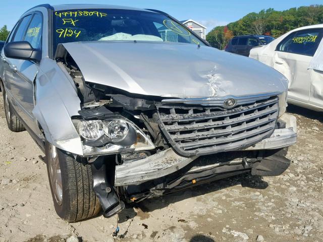 2C8GF68415R408686 - 2005 CHRYSLER PACIFICA T SILVER photo 9