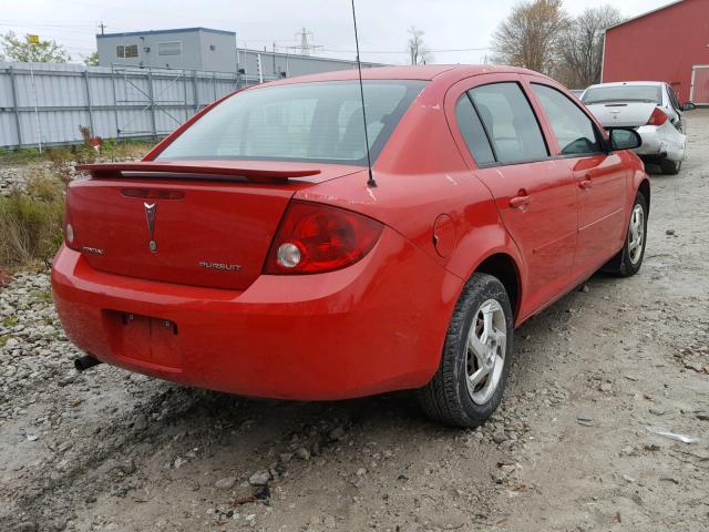 1G2AJ52F757534180 - 2005 PONTIAC PURSUIT RED photo 4