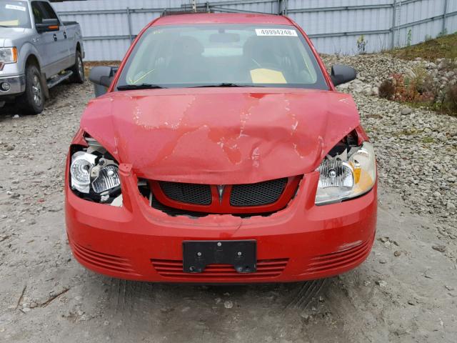 1G2AJ52F757534180 - 2005 PONTIAC PURSUIT RED photo 9