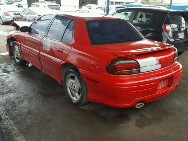 1G2NW52MXWC723383 - 1998 PONTIAC GRAND AM G RED photo 3