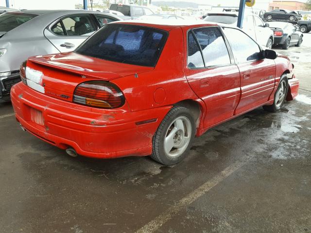 1G2NW52MXWC723383 - 1998 PONTIAC GRAND AM G RED photo 4