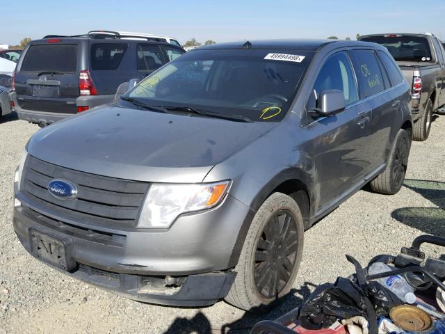 2FMDK39C28BA60782 - 2008 FORD EDGE LIMIT SILVER photo 2