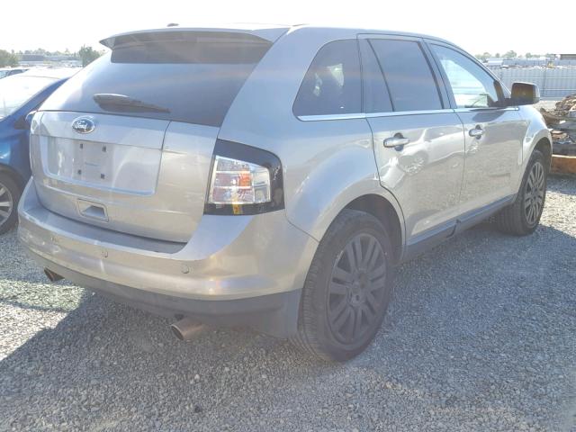 2FMDK39C28BA60782 - 2008 FORD EDGE LIMIT SILVER photo 4