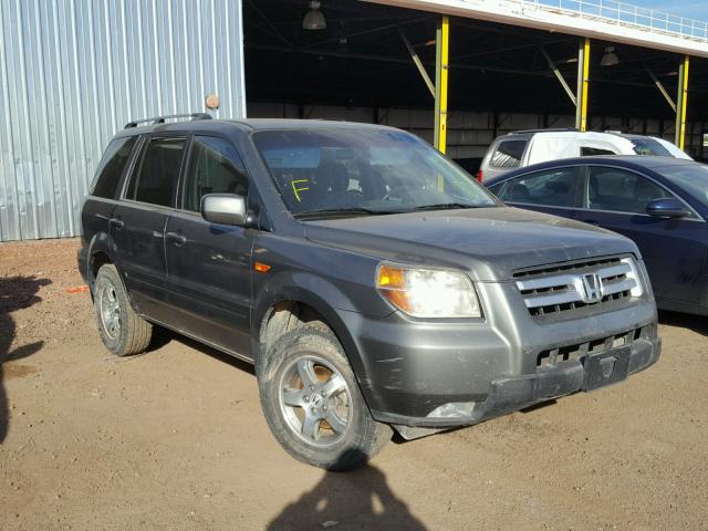 5FNYF28318B024543 - 2008 HONDA PILOT SE GRAY photo 1