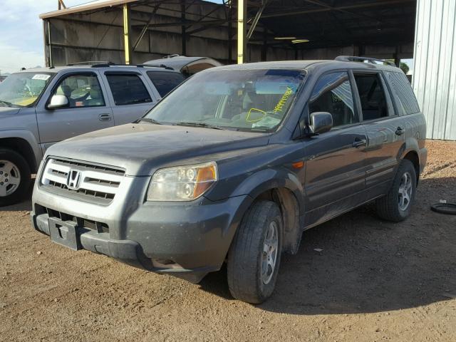 5FNYF28318B024543 - 2008 HONDA PILOT SE GRAY photo 2