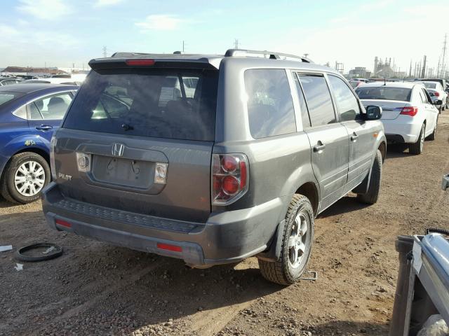 5FNYF28318B024543 - 2008 HONDA PILOT SE GRAY photo 4