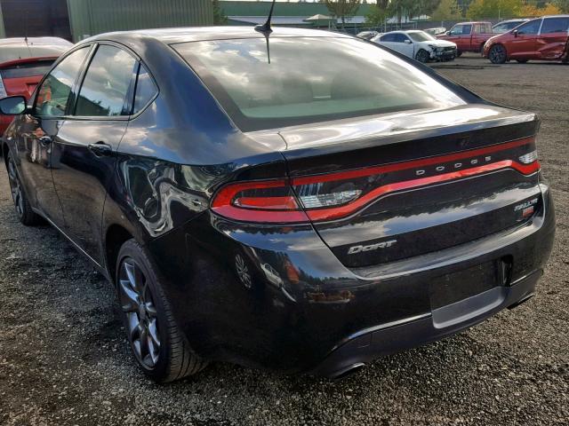 1C3CDFBH9DD197826 - 2013 DODGE DART SXT BLACK photo 3