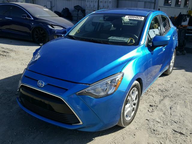 3MYDLBZV6GY138064 - 2016 TOYOTA SCION IA BLUE photo 2