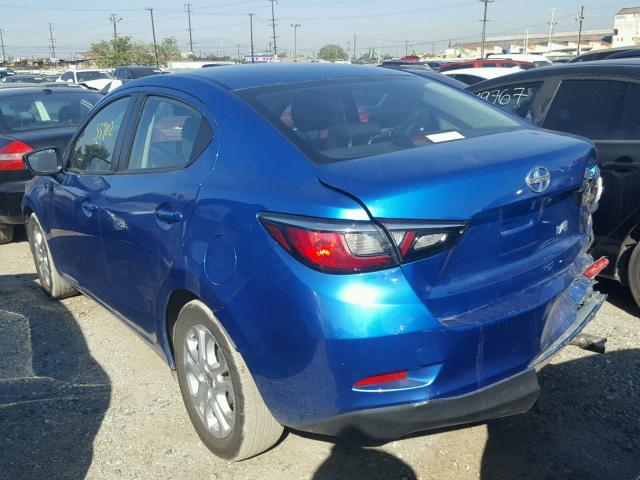 3MYDLBZV6GY138064 - 2016 TOYOTA SCION IA BLUE photo 3