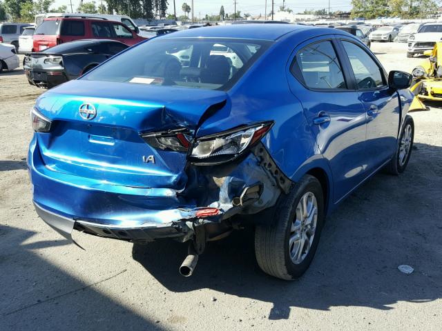 3MYDLBZV6GY138064 - 2016 TOYOTA SCION IA BLUE photo 4