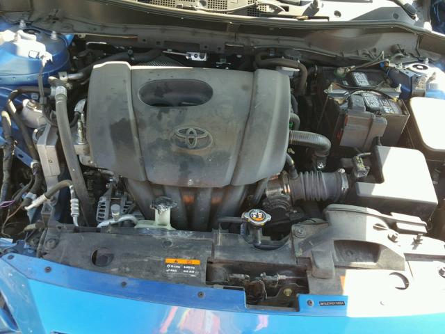 3MYDLBZV6GY138064 - 2016 TOYOTA SCION IA BLUE photo 7