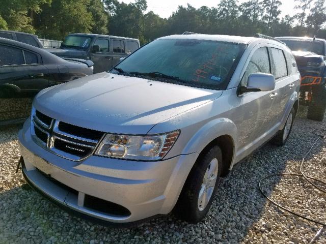 3D4PG1FG4BT528203 - 2011 DODGE JOURNEY MA SILVER photo 2