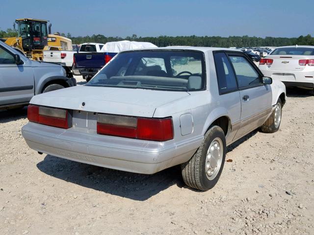 1FACP40MXPF119027 - 1993 FORD MUSTANG LX SILVER photo 4