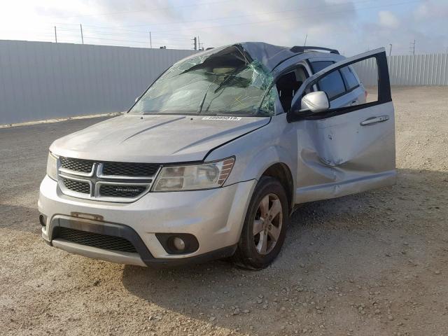 3D4PG1FG4BT538150 - 2011 DODGE JOURNEY MA SILVER photo 2