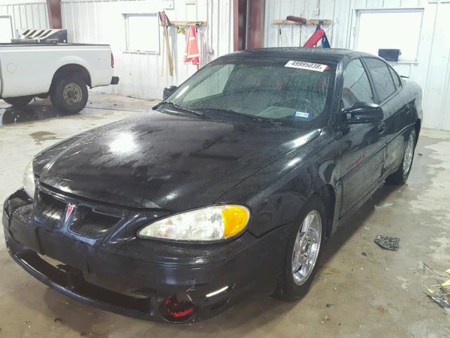 1G2NV52E52M630173 - 2002 PONTIAC GRAND AM G BLACK photo 2