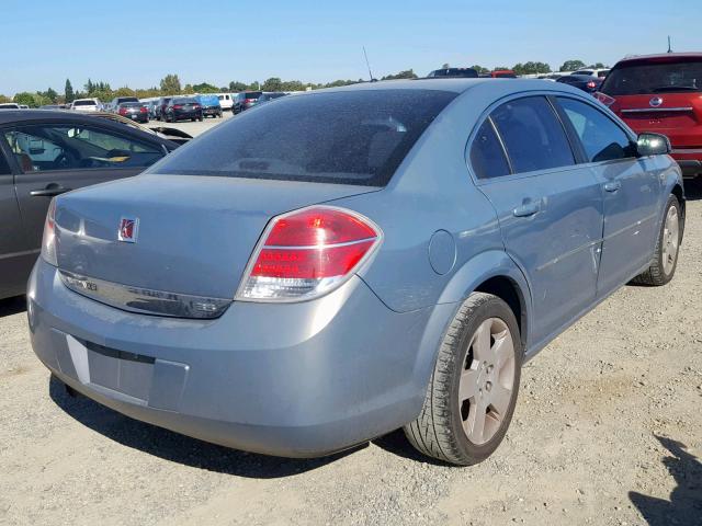 1G8ZS57N68F125085 - 2008 SATURN AURA XE BLUE photo 4