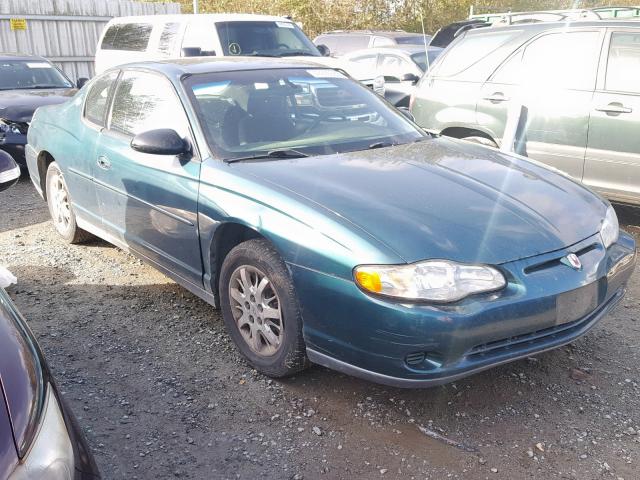 2G1WW12E4Y9192833 - 2000 CHEVROLET MONTE CARL მწვანე ფოტო 1