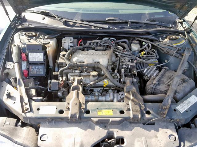 2G1WW12E4Y9192833 - 2000 CHEVROLET MONTE CARL მწვანე ფოტო 7