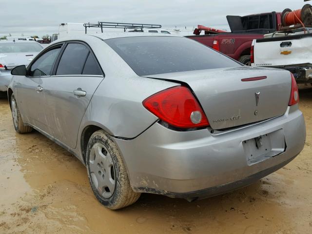 1G2ZF57B484257357 - 2008 PONTIAC G6 VALUE L SILVER photo 3