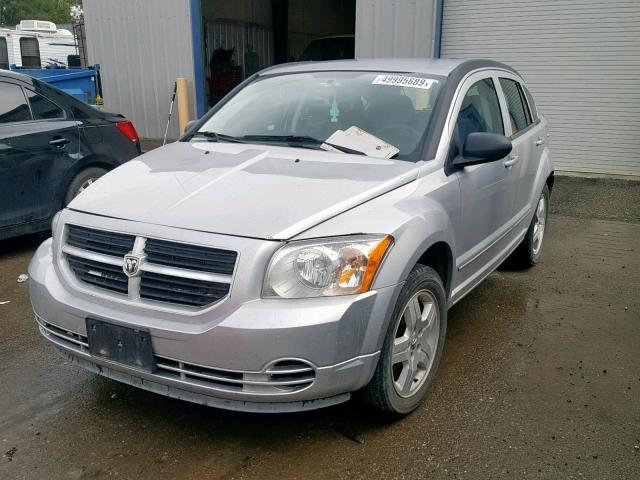 1B3HB48A79D156853 - 2009 DODGE CALIBER SX SILVER photo 2