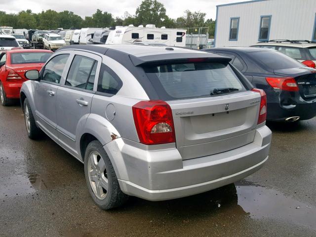 1B3HB48A79D156853 - 2009 DODGE CALIBER SX SILVER photo 3