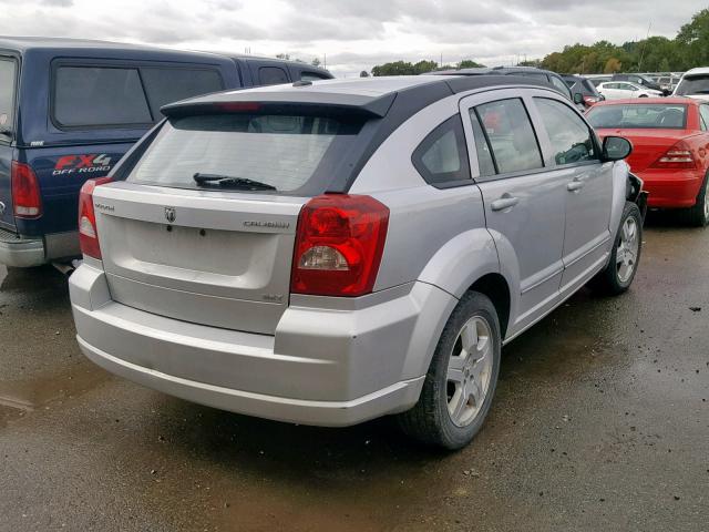 1B3HB48A79D156853 - 2009 DODGE CALIBER SX SILVER photo 4