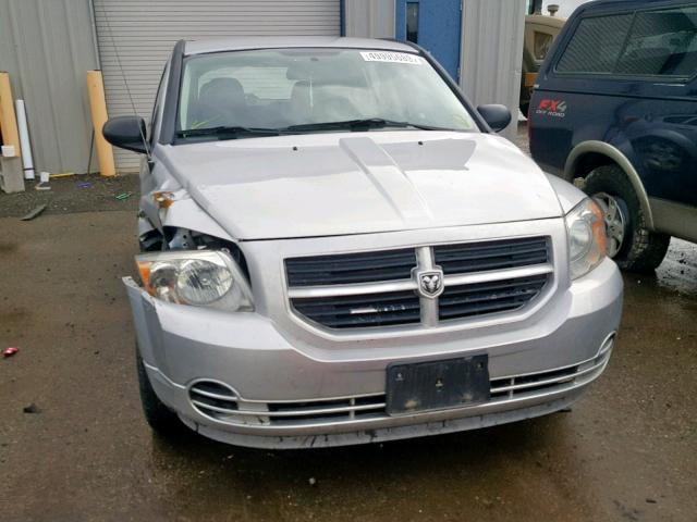 1B3HB48A79D156853 - 2009 DODGE CALIBER SX SILVER photo 9