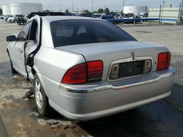 1LNHM86S21Y654673 - 2001 LINCOLN LS GRAY photo 3