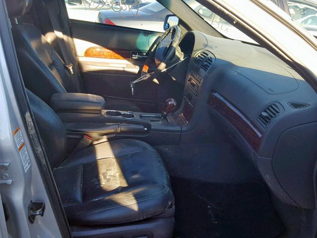 1LNHM86S21Y654673 - 2001 LINCOLN LS GRAY photo 5