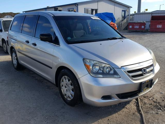 5FNRL38207B126666 - 2007 HONDA ODYSSEY LX BEIGE photo 1