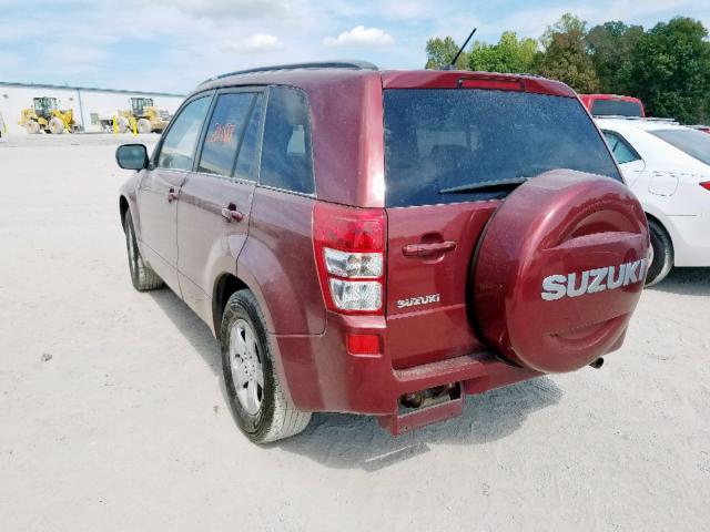 JS3TE944X84100631 - 2008 SUZUKI GRAND VITA MAROON photo 3