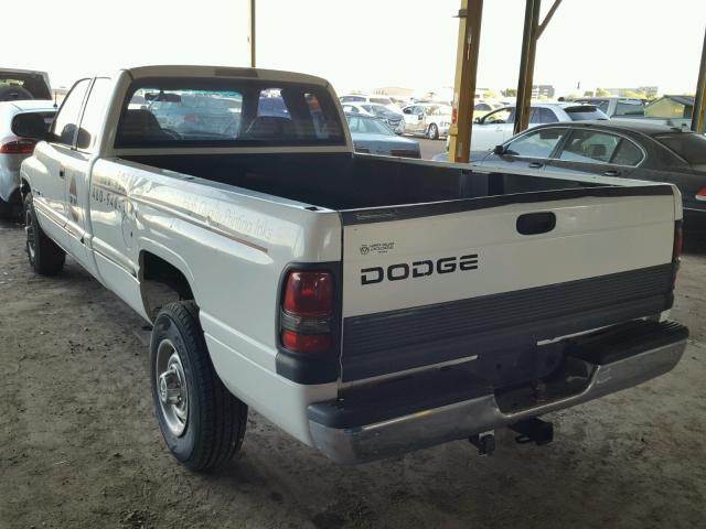 3B7KC23Z71G175087 - 2001 DODGE RAM 2500 WHITE photo 3