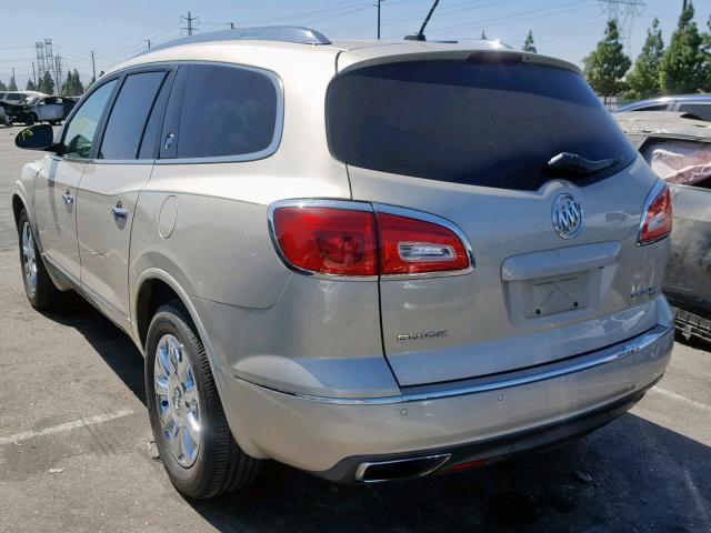 5GAKVCKD8DJ109626 - 2013 BUICK ENCLAVE BEIGE photo 3