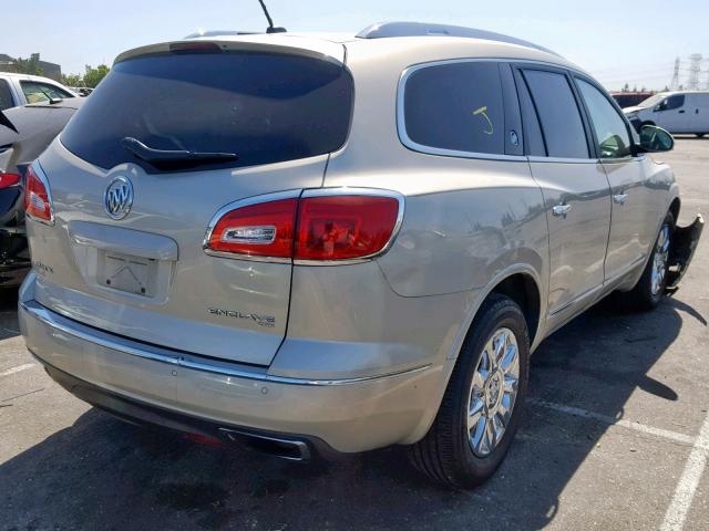 5GAKVCKD8DJ109626 - 2013 BUICK ENCLAVE BEIGE photo 4