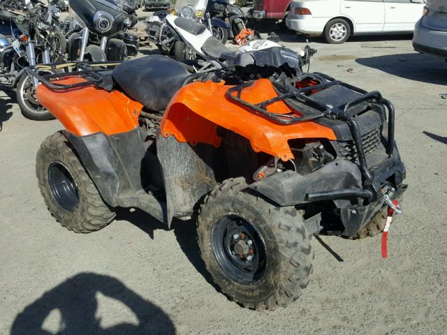 1HFTE4144E4000628 - 2014 HONDA TRX420 FA ORANGE photo 1