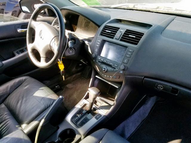 1HGCM56785A113670 - 2005 HONDA ACCORD EX SILVER photo 9